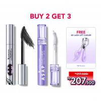 [BUY 2 GET 3] ASAP Eyelash & Brow Treatment Serum + Tipsy Lashlift Lengthening Mascara (Batman Edition) FREE Lash Lift 4D Curler
