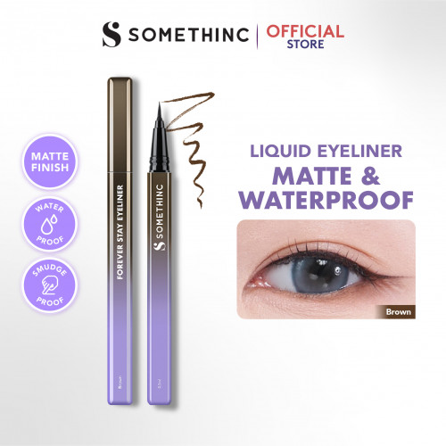 FOREVER STAY Waterproof Liquid Eyeliner - Brown