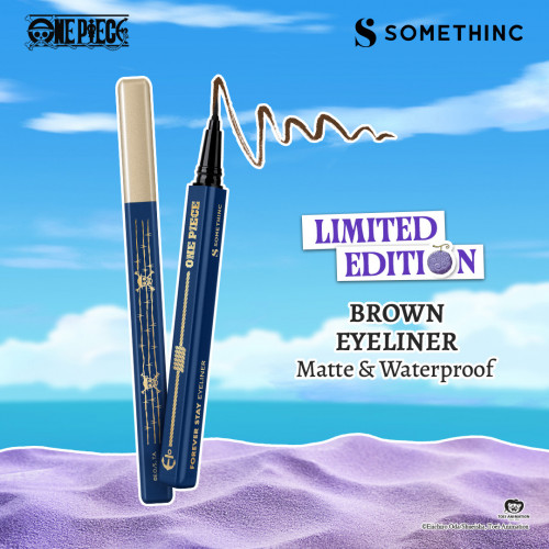 Forever Stay Waterproof Liquid Eyeliner - Brown - One Piece Edition