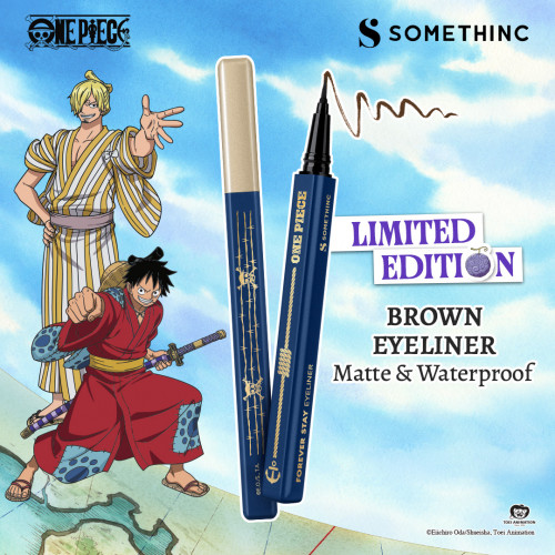 Forever Stay Waterproof Liquid Eyeliner - Brown - One Piece Edition