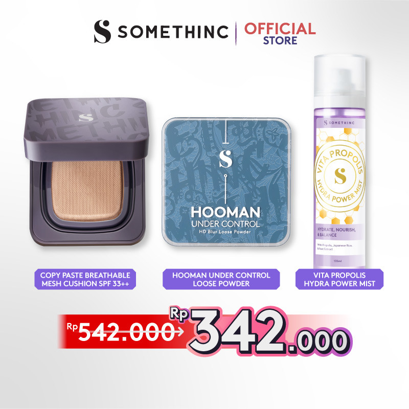 [BUY 2 GET 3] Copy Paste Cushion + Hooman Loose Powder FREE Vita Propolis Mist